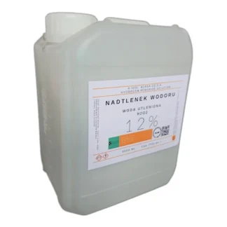 Nadtlenek wodoru 12%. Woda utleniona 12%. 5000 ml. — zdjęcie 1