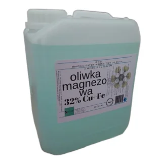 Olejek magnezowy Z miedzią i żelazem. 5000 ml 32%. — zdjęcie 1