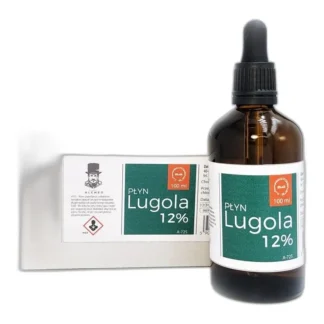 Płyn Lugola 12%. Roztwór Lugola,ultraczysty.100 ml — zdjęcie 1