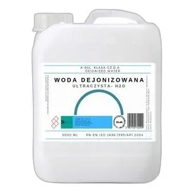 Woda dejonizowana - Ultraczysta. 5000 ml — zdjęcie 1