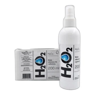 Woda utleniona z Gliceryną. Spray. 200 ml 3% — zdjęcie 1