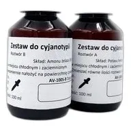 Zestaw Związeków do Cyjanotypii (A+B). 2 x 100 ml. — zdjęcie 1