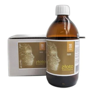 Złoto koloidalne ppm. Niejonowe. 500 ml. Alcheo 20 — zdjęcie 1